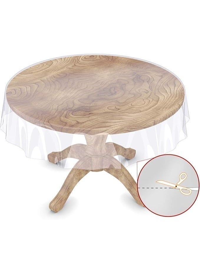 Tablecloth Transparent Round Protective Cover 0.2 mm Clear - Image 1